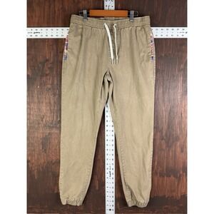 Wowie Rambler Jogger Pants Pull‎ On Chino Stretch Aztec Tan Beige Men Medium GUC